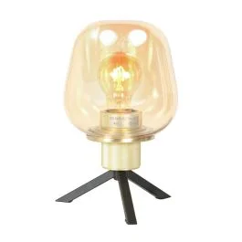 Steinhauer Reflexion LED Tafellamp | 1x E27 40W | Dimbaar | Messing/Zwart Wyjątkowa oferta