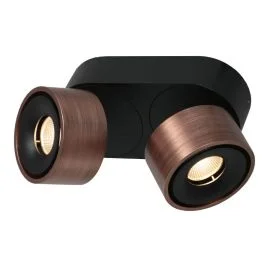 Nowość Mexlite Fez LED Downlighter | 16W 2700K 1400lm | Dimbaar | Brons