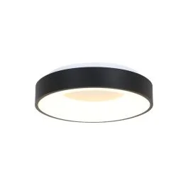 Ekspresowa dostawa Steinhauer Ringlede LED Plafondlamp | 30W 2700K 2800lm 827 | Dimbaar | Wit/Zwart