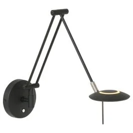 Kup online Steinhauer Zodiac LED Wandlamp | 6W 2700K 700lm 927 | Dimbaar | Chroom/Zwart