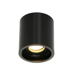 Ostatnia szansa Steinhauer Pelite spot Ø85mm LED Opbouwspot | 1x GU10 10W | Dimbaar | Zwart