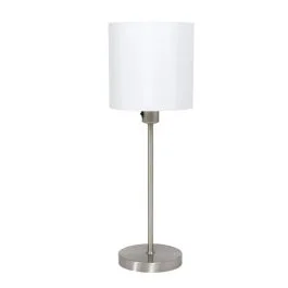 Wybór klientów Mexlite Noor LED Tafellamp | 1x E27 40W | Dimbaar | Staal/Wit