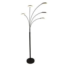 Do wyczerpania zapasów Mexlite Synna LED Vloerlamp | 22.5W 2700K 2500lm 827 | Dimbaar | Zwart