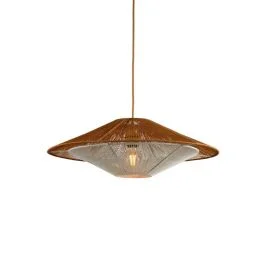 Dostępne od ręki Good&Mojo Lumbini Hanglamp | 1x E27 max. 60W | Ø60cm | Naturel