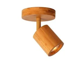 Szybka dostawa Good&Mojo Java Plafondlamp | 1x GU10 3W | Ø12cm | Naturel