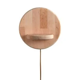 Good&Mojo Corsica Wandlamp | 1x E27 max. 60W | Met schakelaar | Naturel Super okazja