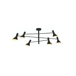 Bestseller it's about RoMi LED Plafondlamp Izmir | 6X E14 Max 25W | Gold