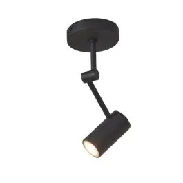 it's about RoMi LED Plafondlamp Montreux | 1X GU10 Max 5W | Black Hit cenowy
