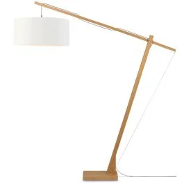 Good&Mojo Bamboe LED Staande Lamp Montblanc | 1X E27 Max 60W | White Dodaj do koszyka
