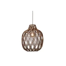 Ostatnie sztuki Good&Mojo Bamboe LED Hanglamp Mendoza | 1X E27 Max 60W | Warm Earth Tones