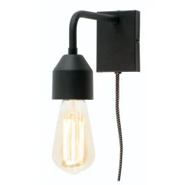 Cena promocyjna it's about RoMi LED Wandlamp Madrid | 1X E27 Max 60W | Black