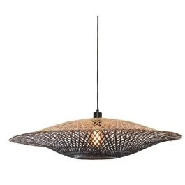 Good&Mojo Bamboe LED Hanglamp Kalimantan | 1X E27 Max 60W | Black/Natural Bezpieczna płatność
