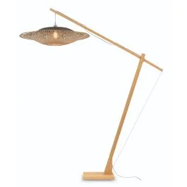 Wybór klientów Good&Mojo Bamboe LED Staande Lamp Kalimantan | 1X E27 Max 60W | Natural/Black