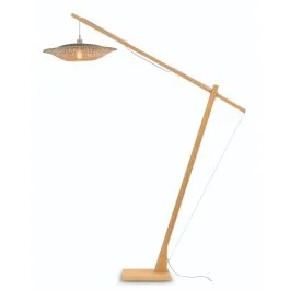 Ostatnie sztuki Good&Mojo Bamboe LED Staande Lamp Kalimantan | 1X E27 Max 60W | Natural/Black
