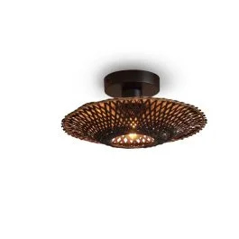 Good&Mojo Bamboe LED Plafondlamp Kalimantan | 1X E27 Max 60W | Black Hit sprzedaży