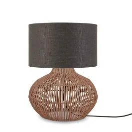 Kup teraz Good&Mojo LED Tafellamp Kalahari | 1X E27 Max 40W | Natural/Dark Grey