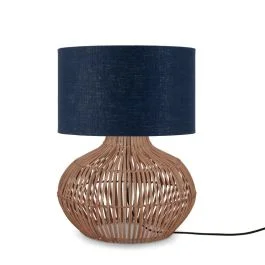Darmowa dostawa Good&Mojo LED Tafellamp Kalahari | 1X E27 Max 40W | Natural/Blue Denim