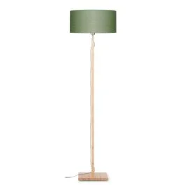 Zniżka Good&Mojo Bamboe LED Staande Lamp Fuji | 1X E27 Max 60W | Green Forest