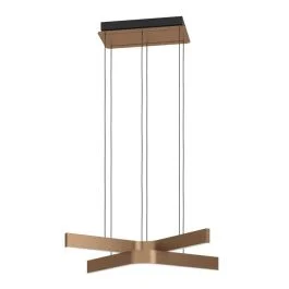 Tylko dziś EGLO LED Hanglamp Smart Folcino | 36W RGB 3720Lm | IP20 Dimbaar Zigbee | Zwart/brons
