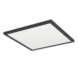 Tylko dziś EGLO Plafondlamp Smart Rovito | 17.6W RGB 2400Lm | IP44 Dimbaar Zigbee | Zwart