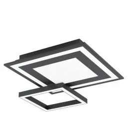 Zamów teraz EGLO Plafondlamp Smart Savatarila | 21.6W RGB 2600Lm | IP20 Dimbaar Zigbee | Zwart