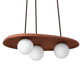 Ledvance LED Armatuur G9 | Decor Clay Nest Pendant 3XG9 Brown Dostępne od ręki