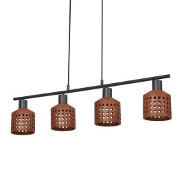 Ledvance LED Armatuur E27 | Decor Clay Windows Pendant LN 4XE27 Brown Hit cenowy