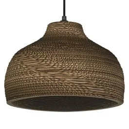 Hit sprzedaży Ledvance LED Armatuur E27 | Decor Cardboard Hat Pendant E27 Brown
