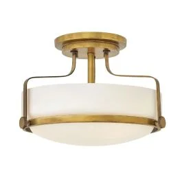 Ekspresowa dostawa Hinkley LED Plafondlamp Harper | 3X E27 Max 60W | Dimbaar | Heritage Brass