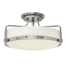 Hinkley LED Plafondlamp Harper | 3X E27 Max 60W | Dimbaar | Polished Chrome Rabat