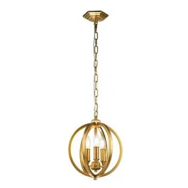 Kup online Feiss LED Hanglamp Corinne | 3X E14 Max 60W | Dimbaar | Burnished Brass