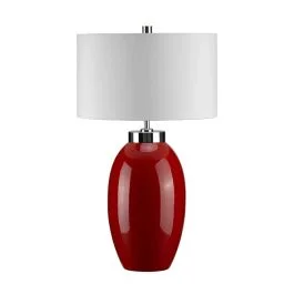 Elstead Lighting LED Tafellamp Victor | 1X E27 Max 60W | Red Bezpieczna płatność