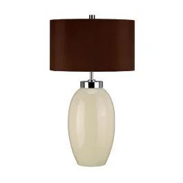 Wyprzedaż Elstead Lighting LED Tafellamp Victor | 1X E27 Max 60W | Cream