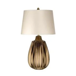 Elstead Lighting LED Tafellamp Newham | 1X E27 Max 60W | Bronze Ceramic / Pearl shade Hit sprzedaży