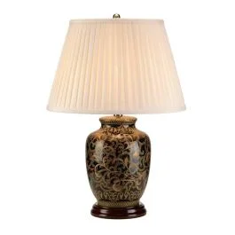 Zniżka Elstead Lighting LED Tafellamp Morris | 1X E27 Max 60W | Gold and Black