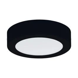 Ograniczona ilość Eglo Plafond-downlighter | FUEVA PRO CCT | Ø170 zwart 12.5W IP20