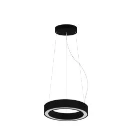 Ograniczona ilość Eglo Hanglamp | PASTRENGO 2 | LED 29W 3000K Ø500 centraal zwart