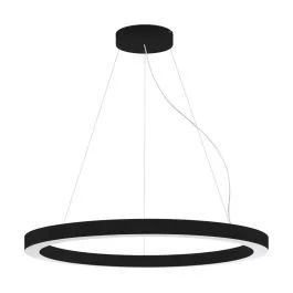 Taniej Eglo Hanglamp | PASTRENGO 1 | LED 143W 4000K Ø1100 centraal zwart