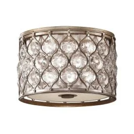 Feiss LED Plafondlamp Lucia | 2X E27 Max 60W | Dimbaar | Burnished Silver Kup online