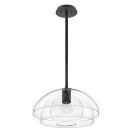 Rabat Hinkley LED Hanglamp Lotus | 1X E27 Max 60W | Dimbaar | Black