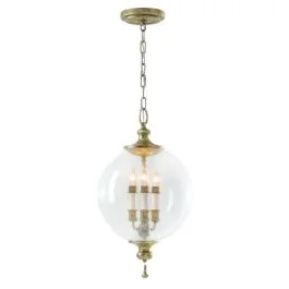 Feiss LED Hanglamp Argento | 3X E14 Max 40W | Dimbaar | Oxidized Silver Leaf Wyprzedaż