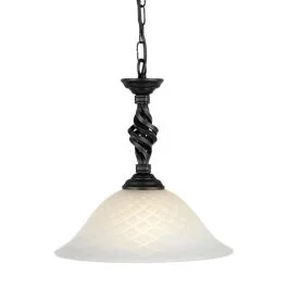 Oferta limitowana Elstead Lighting LED Hanglamp Pembroke | 1X E27 Max 60W | Dimbaar | Black