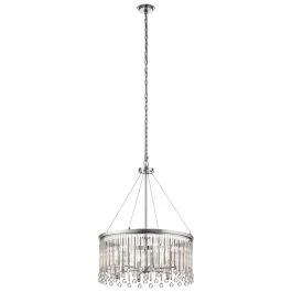 Kichler LED Kroonluchter | 6X E14 Max 60W | Dimbaar | Polished Chrome Premium