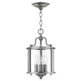 Hinkley LED Hanglamp Gentry | 3X E14 Max 60W | Dimbaar | Pewter Premium