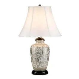 Elstead Lighting LED Tafellamp Silverthistle | 1X E27 Max 60W | White and Silver Nie przegap