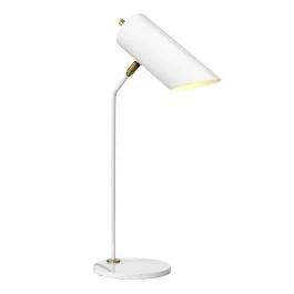 Bestseller Elstead Lighting LED Tafellamp Quinto | 1X E27 Max 8W | White/Aged Brass