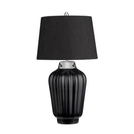 Zniżka Quintiesse LED Tafellamp Bexley | 1X E27 Max 60W | Black & Polished Nickel