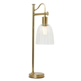 Oferta limitowana Elstead Lighting LED Tafellamp Douille | 1X E27 Max 60W | Aged Brass
