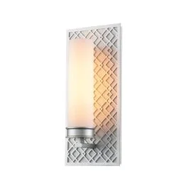 Wybór klientów Elstead Lighting LED Wandlamp Ziggy | 1X E27 Max 40W | IP44 | Lacquered Silver