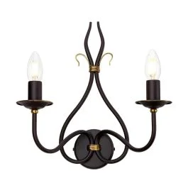 Elstead Lighting LED Wandlamp Windermere | 2X E14 Max 60W | Rust/Gold Niska cena